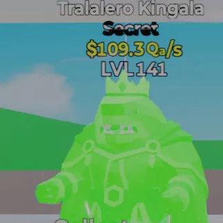 Fortnite Steal the Brainrot Tralalero Kingala Rainbow 109.3Qa/s Lvl 141