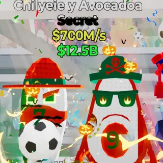 Fortnite Steal the Brainrot Chilyeie Y Avocadoa Football 4 Traits 700M/s