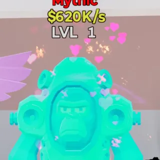 Fortnite Steal the Brainrot Gorillari Altoparlanti Rainbow 620K/s Lvl 1 2 Traits