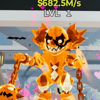 Fortnite Steal the Brainrot Jacko Whacko Halloween 682.5M/s Lvl 1 1 Trait