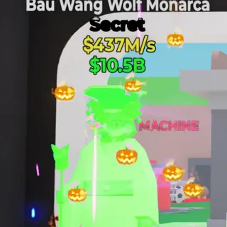 Fortnite Steal the Brainrot Bau Wang Wolf Monarca Rainbow 2 Traits 437M/s