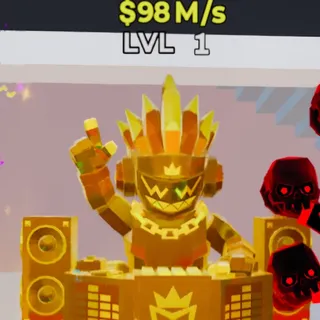 Fortnite Steal the Brainrot Disco Roller Gold 98M/s Lvl 1