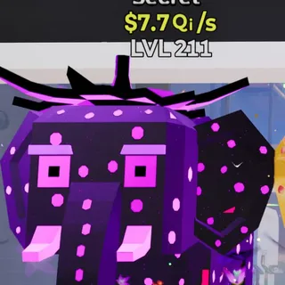 Fortnite Steal the Brainrot Strawberry Elephant Void 3 traits 7.7Qi/s lvl 211