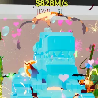 Fortnite Steal the Brainrot Tractoro Dinosauro Diamond 7 Traits 828M/s Lvl 1