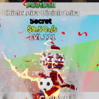 Fortnite Steal the Brainrot Chicleteira Bicicleteira Football 9.5Qa/s Lvl 111 1 Trait