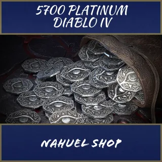 diablo iv - 5700 platinum