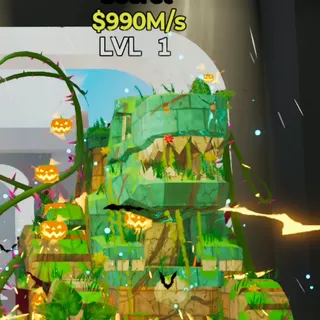 Fortnite Steal the Brainrot Tractoro Dinosauro Jungle 4 Traits 990M/s Lvl 1