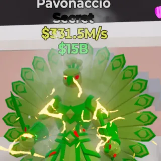 Fortnite Steal the Brainrot Pavonaccio Zombie 2 Traits 331.5M/s