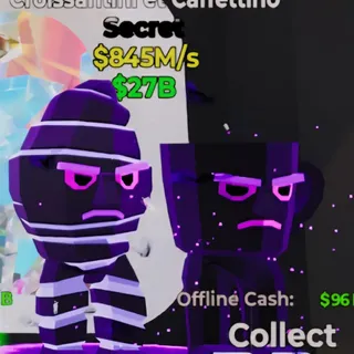 Fortnite Steal the Brainrot Croissantini Et Caffettino Void 845M/s