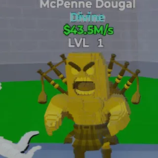 Fortnite Go Up for Brainrots Mcpenne Dougal Gold 43.5M/s Lvl 1