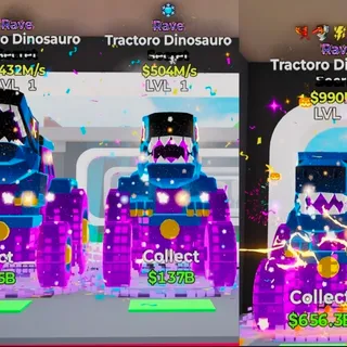 Fortnite Steal the Brainrot 3x Tractoro Dinosauro Rave Bundle