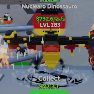 Fortnite Go Up for Brainrots Nuclearo Dinossauro Football 792.6Qa/s Lvl 183 1 Trait