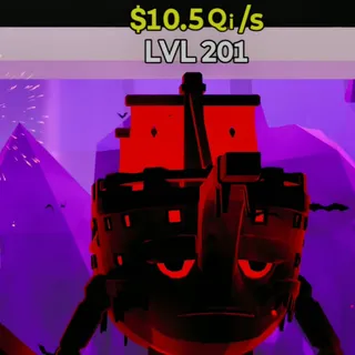 Fortnite Steal the Brainrot Ship Ship Ship Sahur Darkness 1 Trait 10.5Qi/s Lvl 201