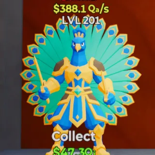 Fortnite Steal the Brainrot Pavonaccio Default 388.1Qa/s Lvl 201