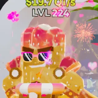 Fortnite Steal the Brainrot El Crunchador Summer 19.7Qi/s Lvl 224 3 Traits