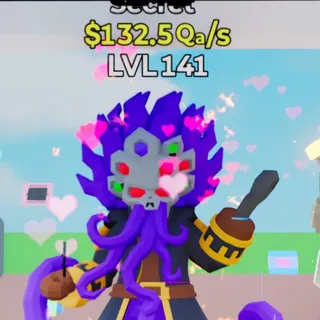 Fortnite Steal the Brainrot Capitano Krakenfire 132.5Qa/s Lvl 141 3 Traits