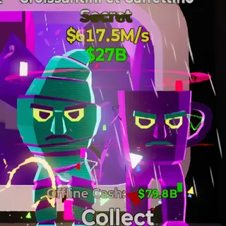 Fortnite Steal the Brainrot Croissantini Et Caffettino Neon 617.5M/s