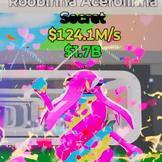 Fortnite Steal the Brainrot Roobinha Acerolinha 124.1M/s