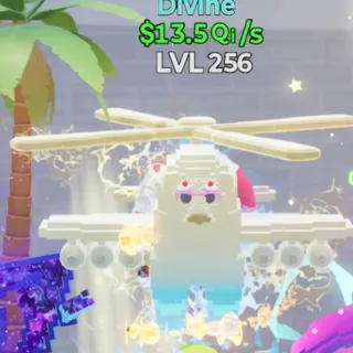 Fortnite Go Up for Brainrots Lioneli Helicopterini Summer 2 traits 13.5Qi/s lvl 256