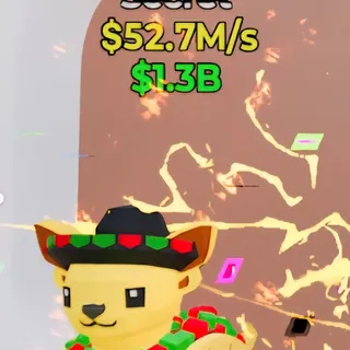 Fortnite Steal the Brainrot Paquito El Taquito 52.7M/s