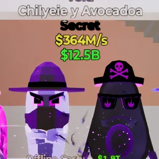 Fortnite Steal the Brainrot Chilyeie y Avocadoa Void 364M/s