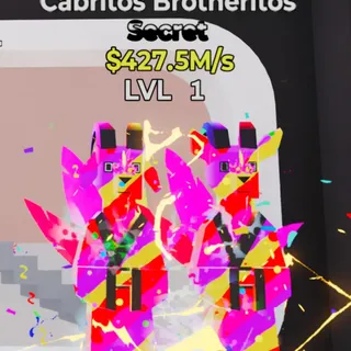 Fortnite Steal the Brainrot Cabritos Brotheritos Carnival 427.5M/s Lvl 1 1 Trait