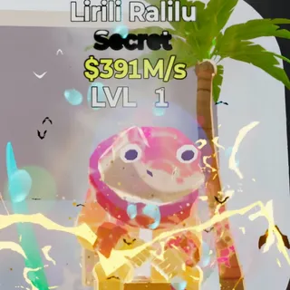 Fortnite Steal the Brainrot Lirili Ralilu Summer 391M/s Lvl 1 4 Traits