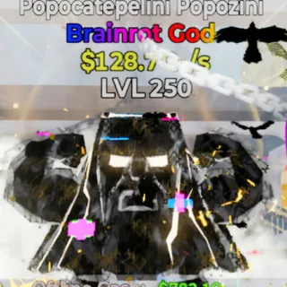 Fortnite Steal the Brainrot Popocatepelini Popozini Gothic 128.7Qa/s Lvl 250 2 Traits