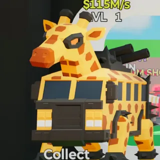 Fortnite Steal the Brainrot Giraffzilla Default 115M/s Lvl 1