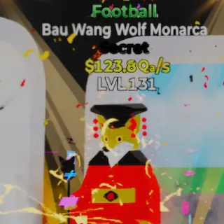 Fortnite Steal the Brainrot Bau Wang Wolf Monarca Football 123.8Qa/s Lvl 131 3 Traits