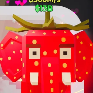 Fortnite Steal the Brainrot Strawberry Elephant Default 4 Traits 300M/s