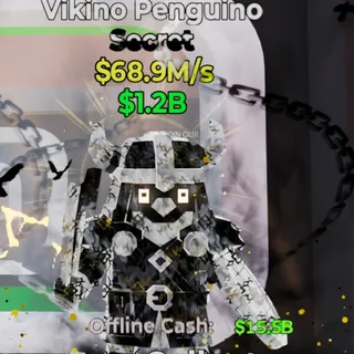 Fortnite Steal the Brainrot Vikino Penguino Gothic 68.9M/s