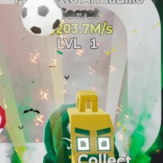 Fortnite Steal the Brainrot Fischietto Armadillo Football 203.7M/s Lvl 1 3 Traits