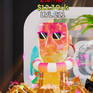 Fortnite Steal the Brainrot Gigalitraktos Spidorobos Summer 2 traits 12.3Qi/s lvl 211