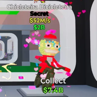 Fortnite Steal the Brainrot Chicleteira Bicicleteira 52M/s