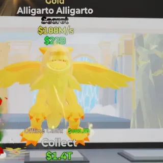 Fortnite Steal the Brainrot Alligarto Alligarto Gold 1 Trait 188M/s