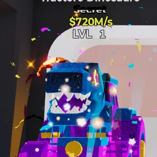 Fortnite Steal the Brainrot Tractoro Dinosauro Rave 720M/s Lvl 1 2 Traits