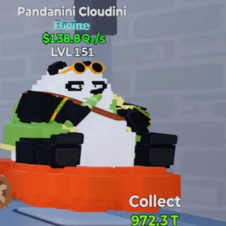 Fortnite Go Up for Brainrots Pandanini Cloudini Default 138.8Qa/s Lvl 151