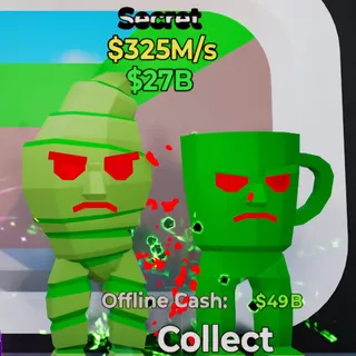 Fortnite Steal the Brainrot Croissantini Et Caffettino Zombie 325M/s