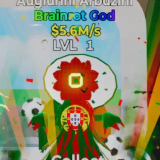 Fortnite Steal the Brainrot Auglurini Arbuzini Football 5.6M/s Lvl 1