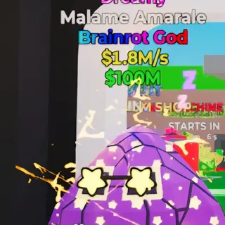 Fortnite Steal the Brainrot Malame Amarale Dreamy 1 Trait 1.8M/s