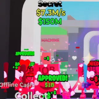 Fortnite Steal the Brainrot Los Job Jobsitos Lovely 7.3M/s