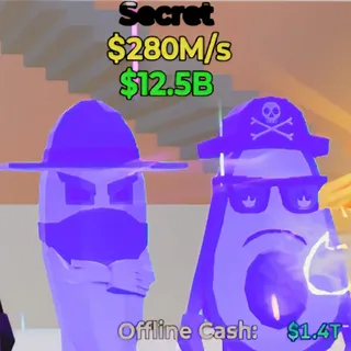 Fortnite Steal the Brainrot Chilyeie y Avocadoa Rainbow 280M/s