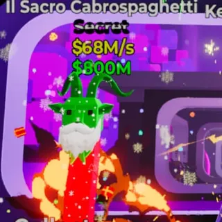 Fortnite Steal the Brainrot Il Sacro Cabrospaghetti 68M/s