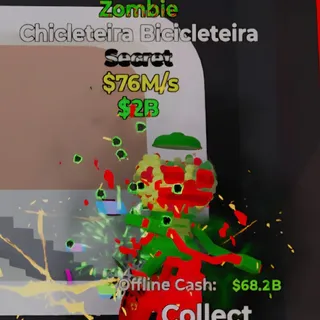 Fortnite Steal the Brainrot Chicleteira Bicicleteira Zombie 2 Traits 76M/s