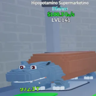 Fortnite Go Up for Brainrots Hipopotamino Supermarketino Default 100.3Qa/s Lvl 141