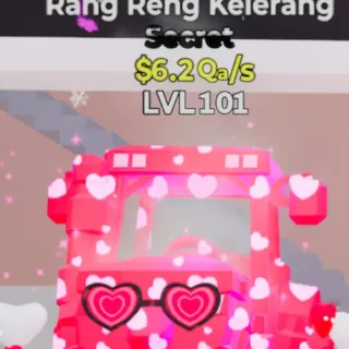 Fortnite Steal the Brainrot Rang Reng Kelerang Lovely 6.2Qa/s Lvl 101 1 Trait