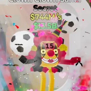 Fortnite Steal the Brainrot Clown Clown Sahur Football 4 Traits 744M/s