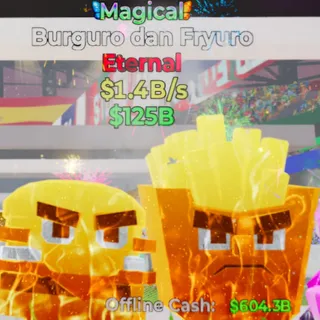 Fortnite Steal the Brainrot Burguro Dan Fryuro Magical 2 Traits 1.4B/s