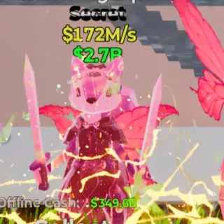 Fortnite Steal the Brainrot Flowerfang Squirreli Magical 2 Traits 172M/s